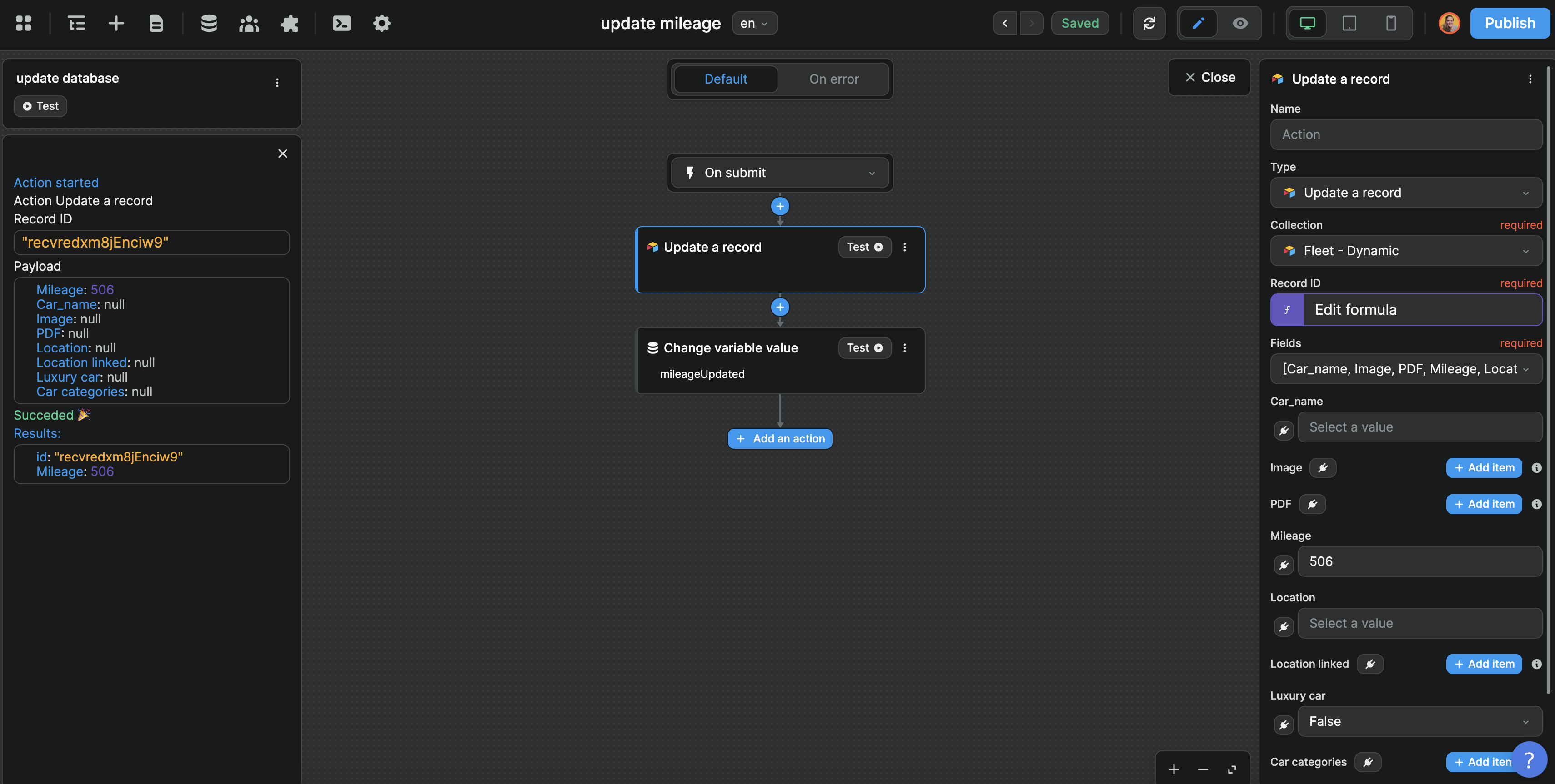 Sending null values to Airtable