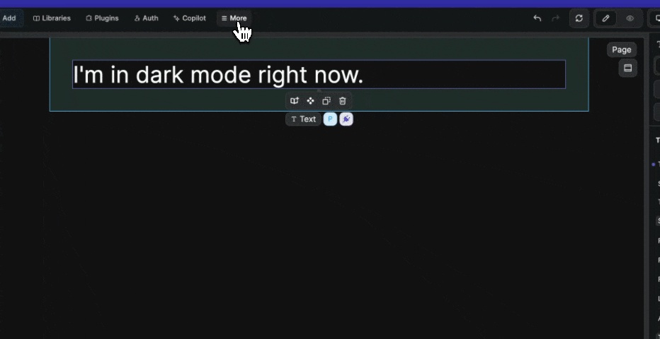 Change theme at app level