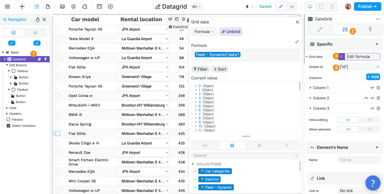 Binding collection data to a data grid