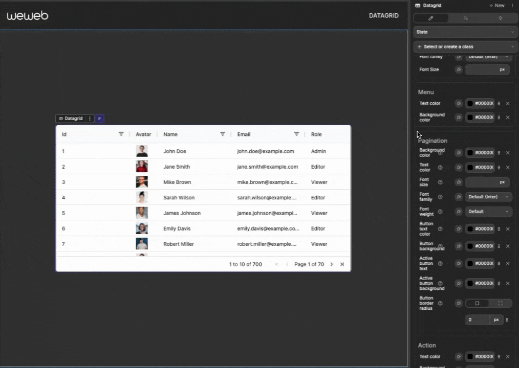 Controlling Pagination Styling