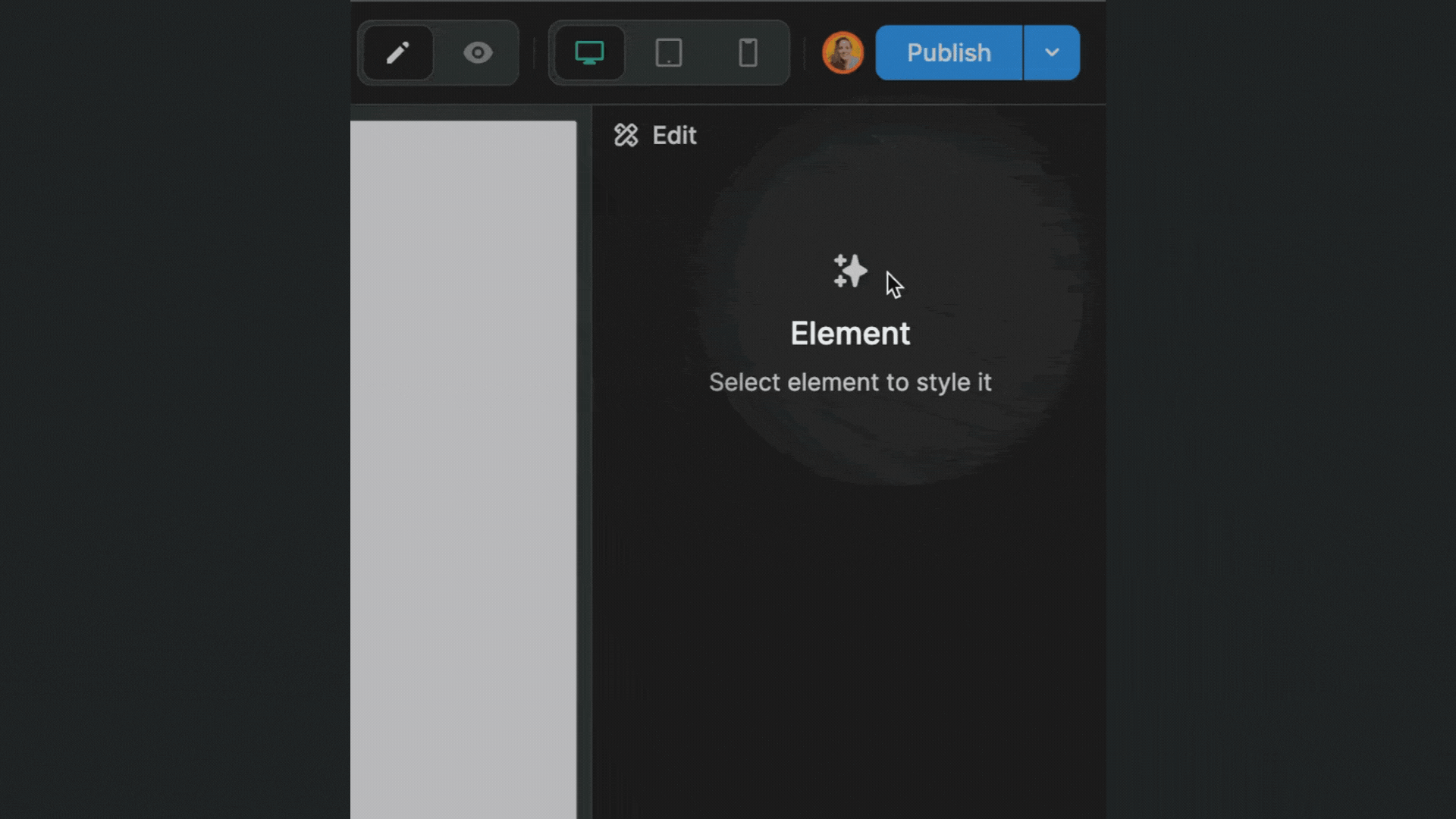 Manual commit of the editor