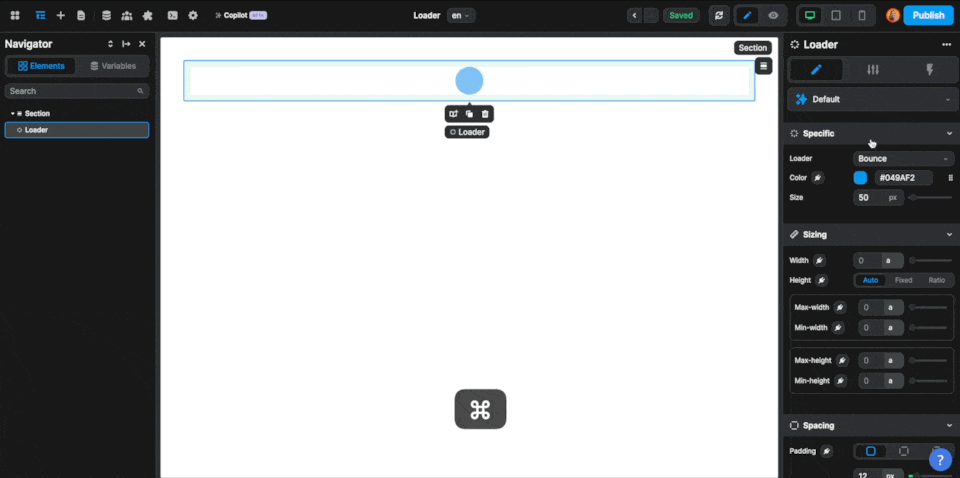 Loader type and style
