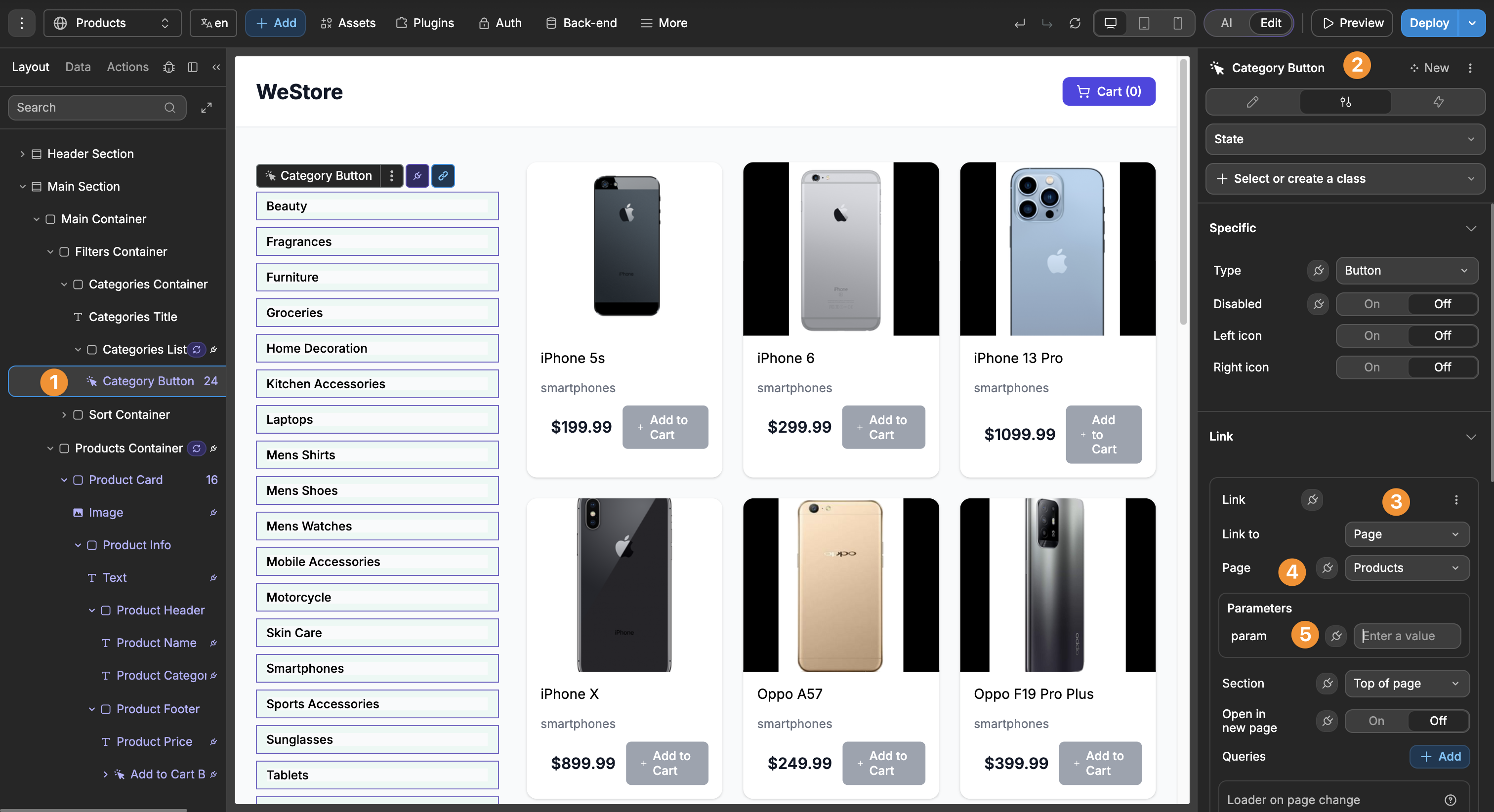 Link to property example
