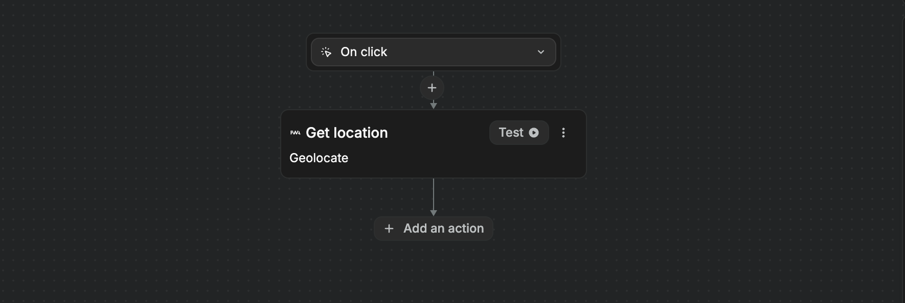 Geolocate action