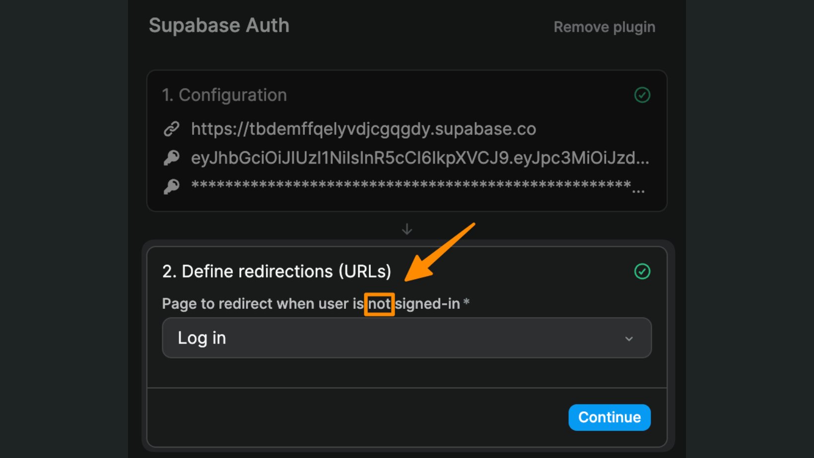 Redirect unauthenticated users