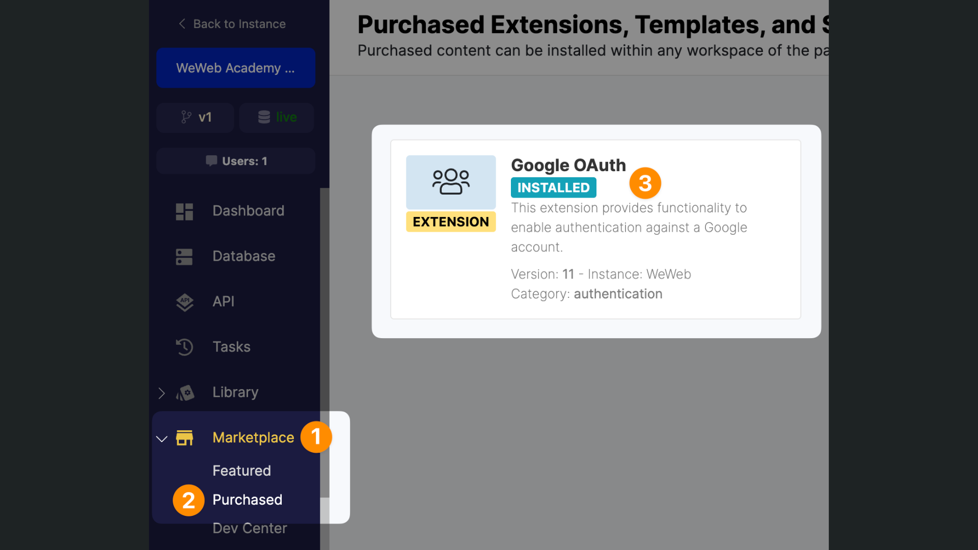 Google OAuth extension in Xano